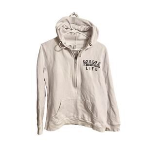 Mama Life Half Zip Hoodie Size L